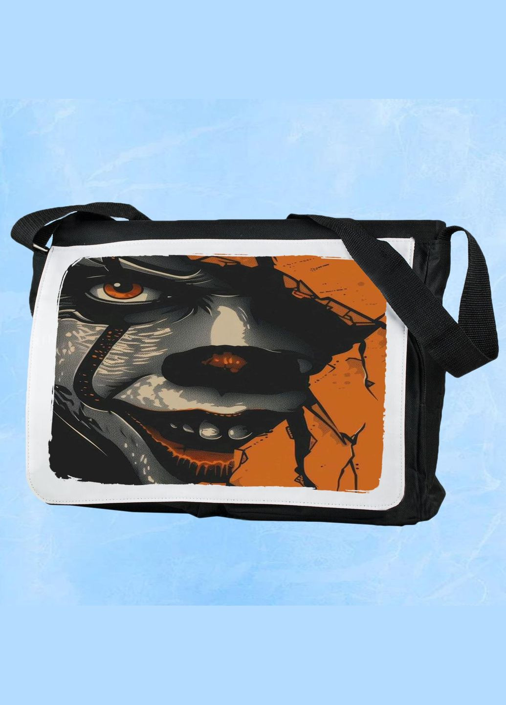 Мужская (женская) сумка через плечо для спортзала дорожная универсальная Art #199 Черный No Brand (322119222)