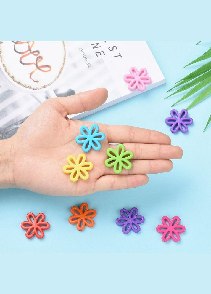 Бусины акриловые Цветок 31 мм x 28 мм x 4.5 мм Finding (316251087)