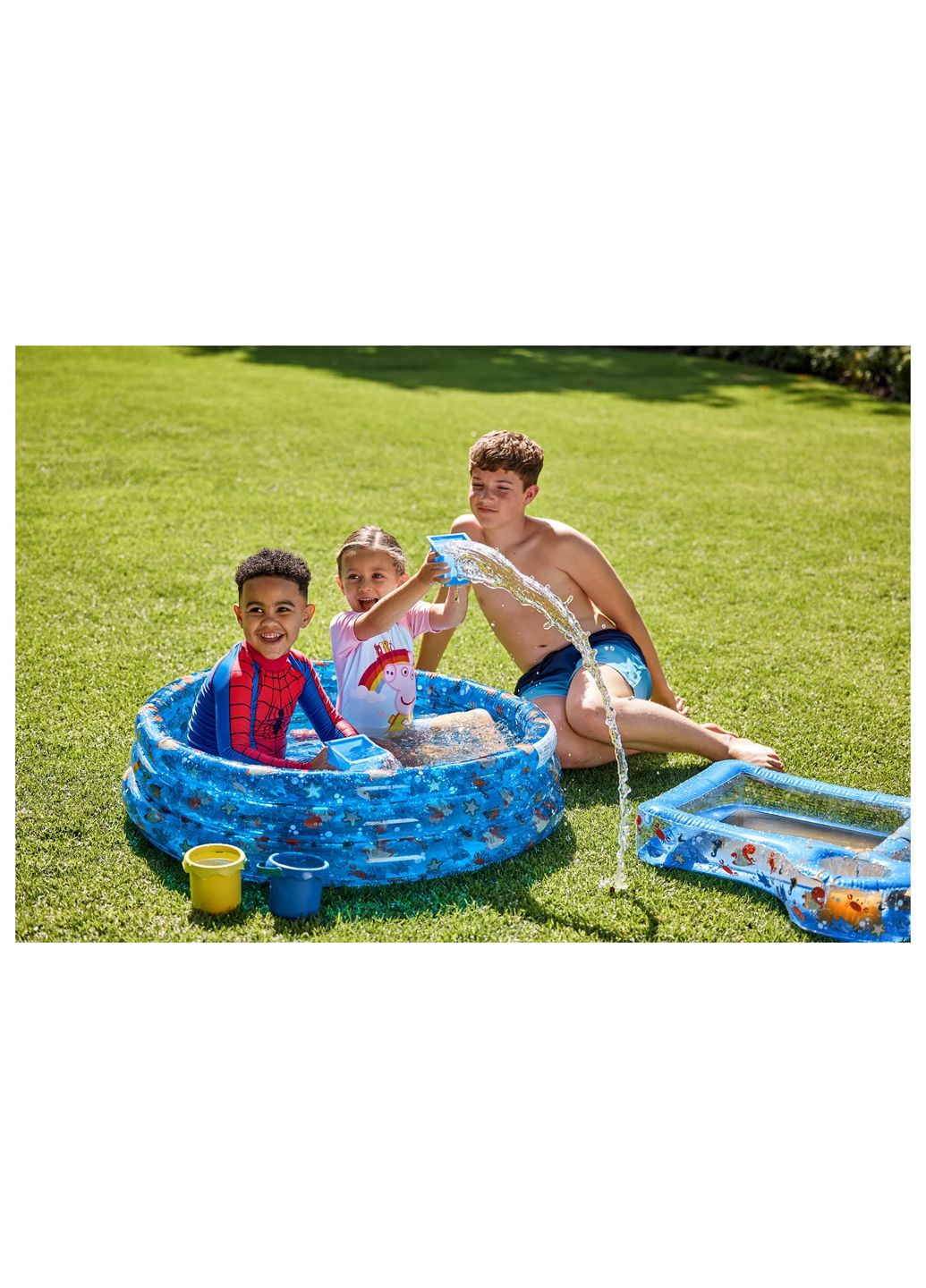 Набір для пісочниці "Екскаватор" 3 предмети комбінований Playtive (313289658)