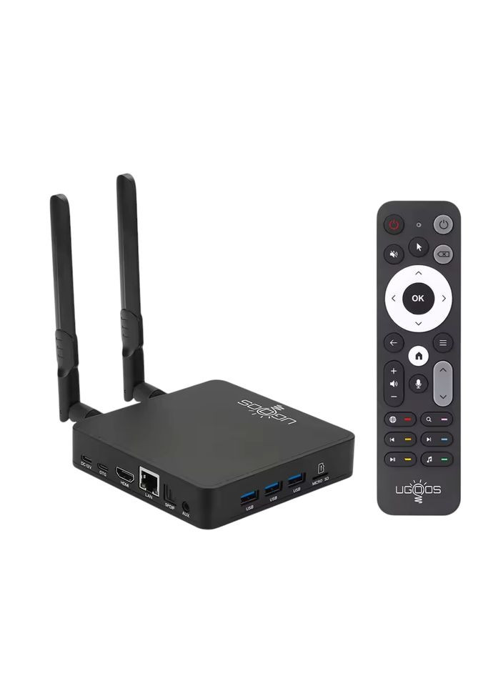 AM9 4/64 ГБ, Amlogic S905X5, 64bit, WIFI 6, Android 14 Ugoos (370142733)