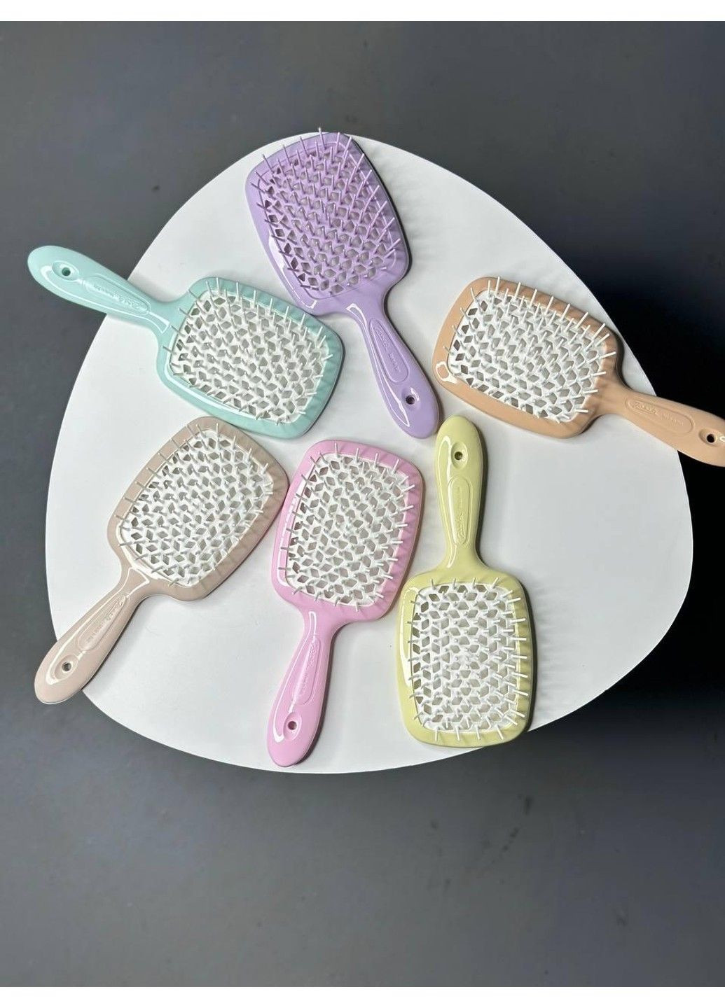 Щетка для волос Superbrush The Original Нюдовый розовый-Белый Janeke (316519264)