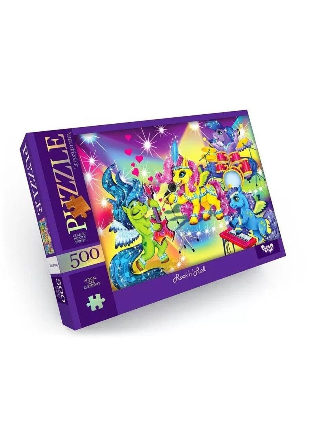 Пазл картонний Поні 500 елементів класичний пазл 47,5x34 см Danko toys No Brand (334342611)