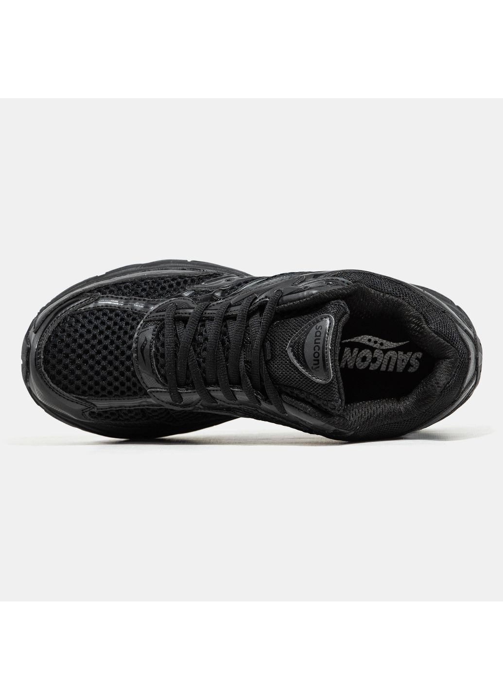 Черные демисезонные кроссовки мужские saucony progrid omni 9 black | саукони прогрид омни 9 черные No Brand
