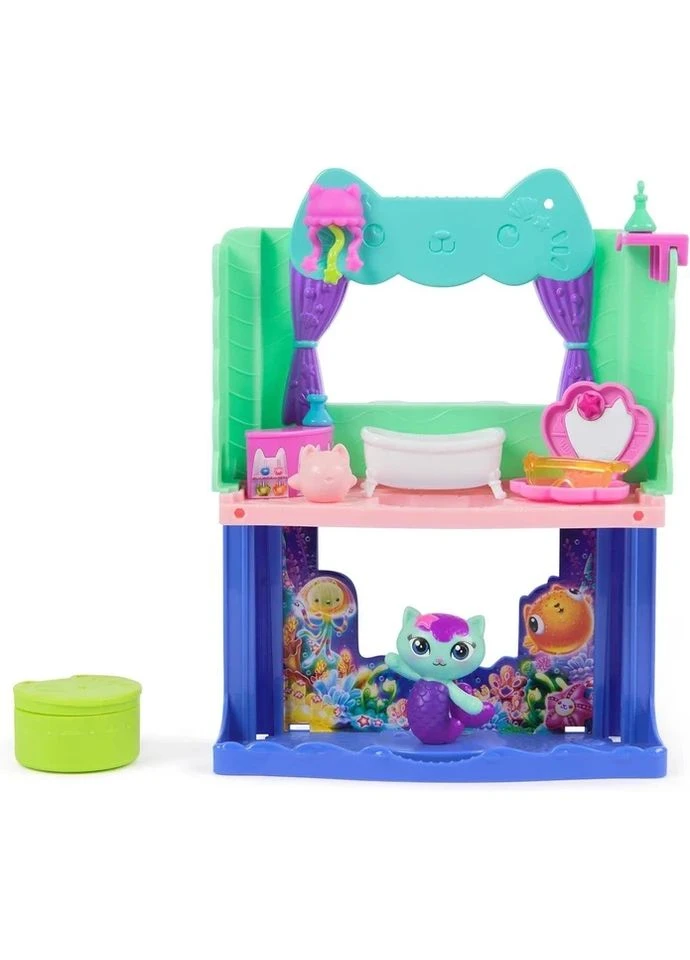 Ігровий набір Ванна кімната MerCat у спа-салоні Gabby's Dollhouse, 10 елементів, фігурка та аксесуари, від 3 років Spin Master (400789293)