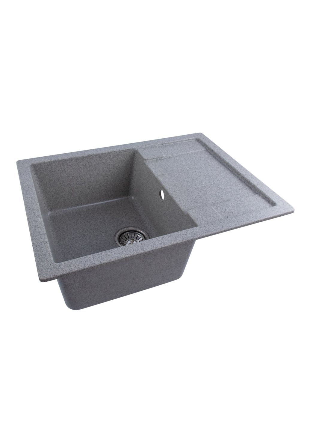 Гранітна мийка для кухні 6550 INTENSO матова Сіра Platinum (269793239)