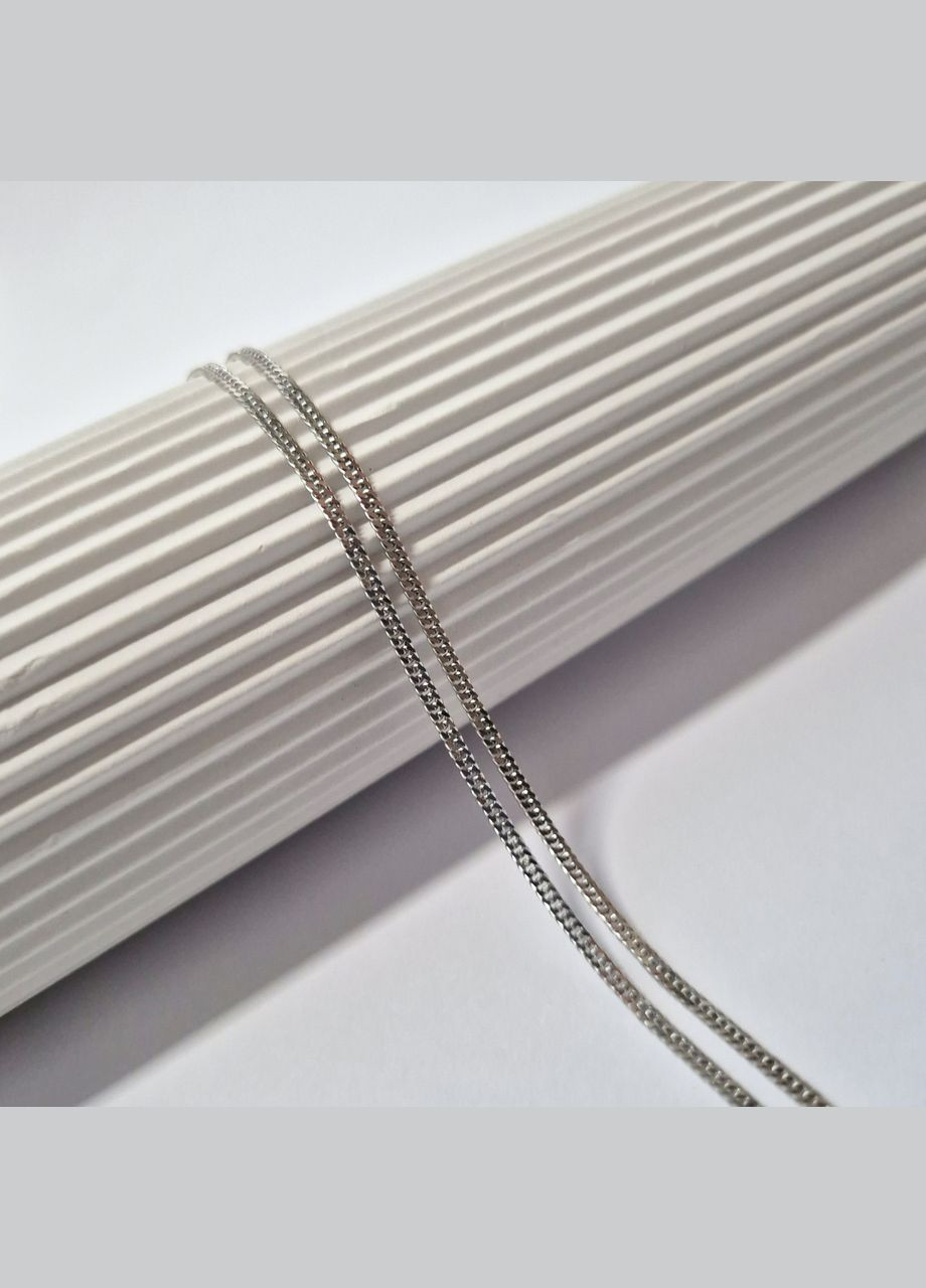 Серебряная Цепочка плоская цепь Ромб см серебро 925 пробы Родированное 268р3/50 4.10г No Brand (315724807)