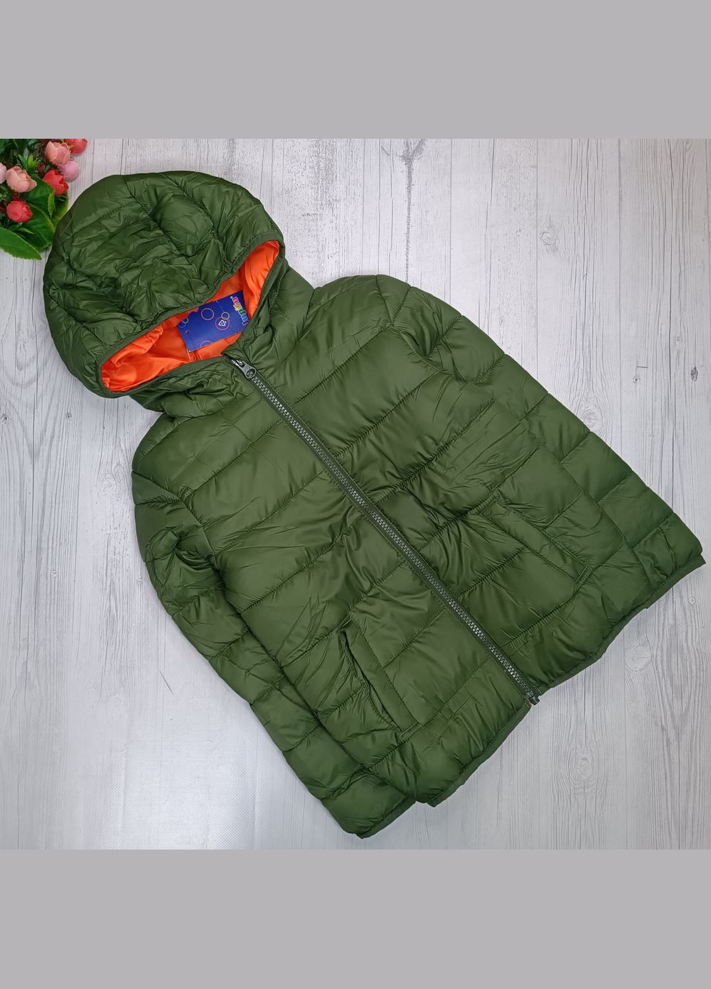 Зеленая демисезонная куртка для мальчика Lupilu