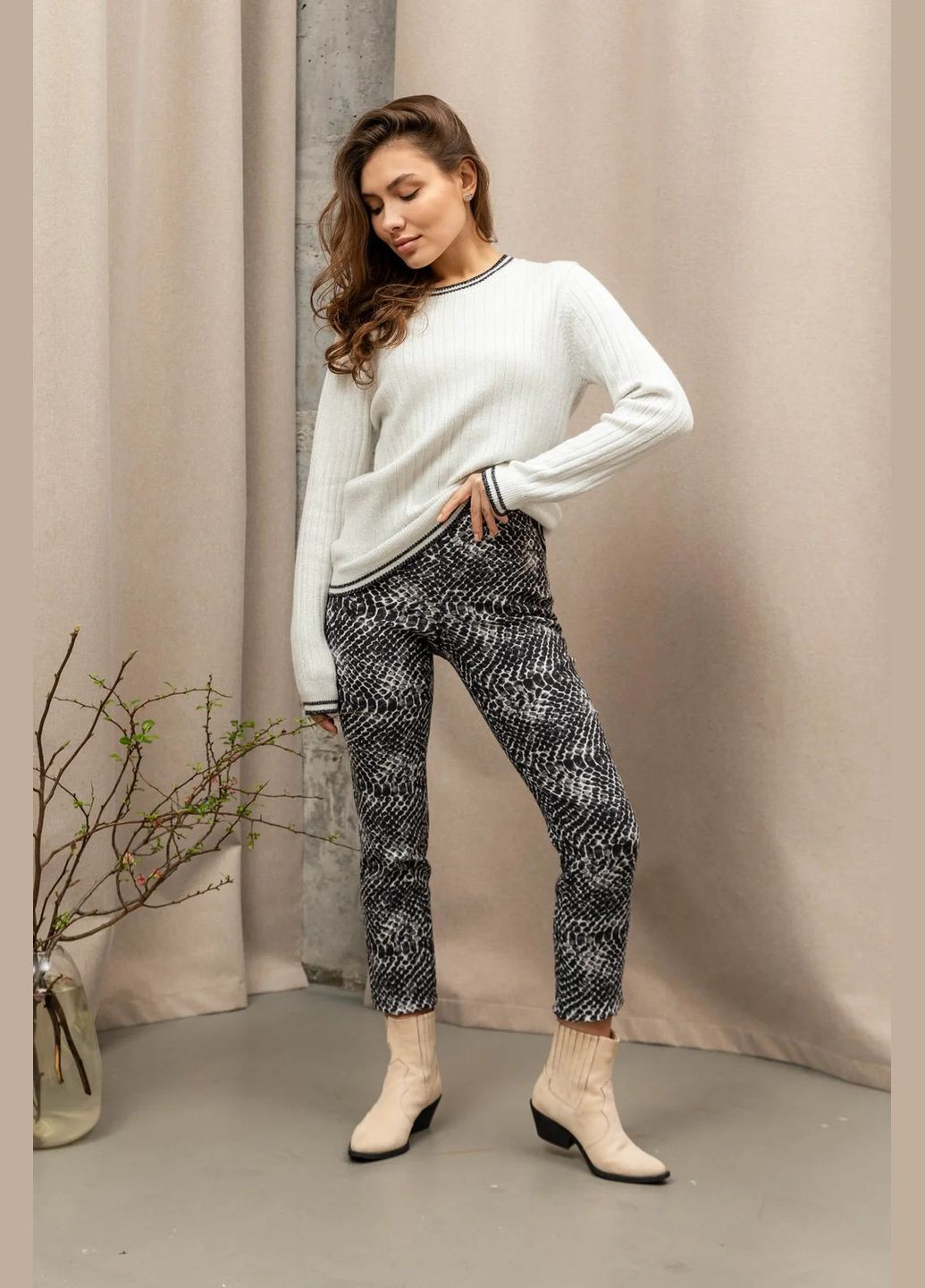 Серые демисезонные лосины Seventeen