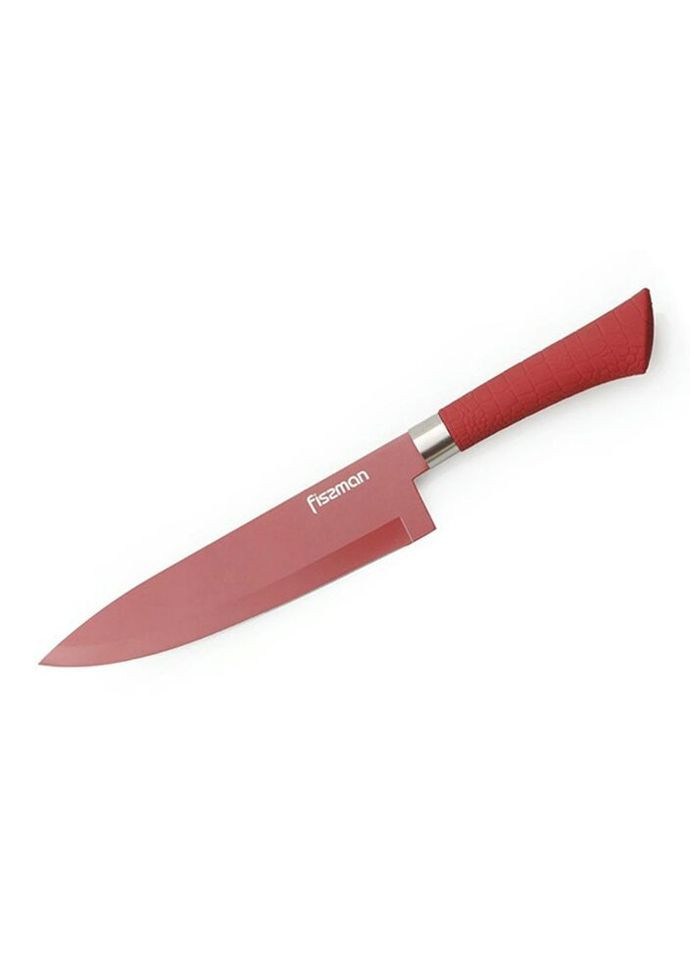 Ніж кухарський Arcobaleno FS-2291 20 см червоний Fissman (322123944)