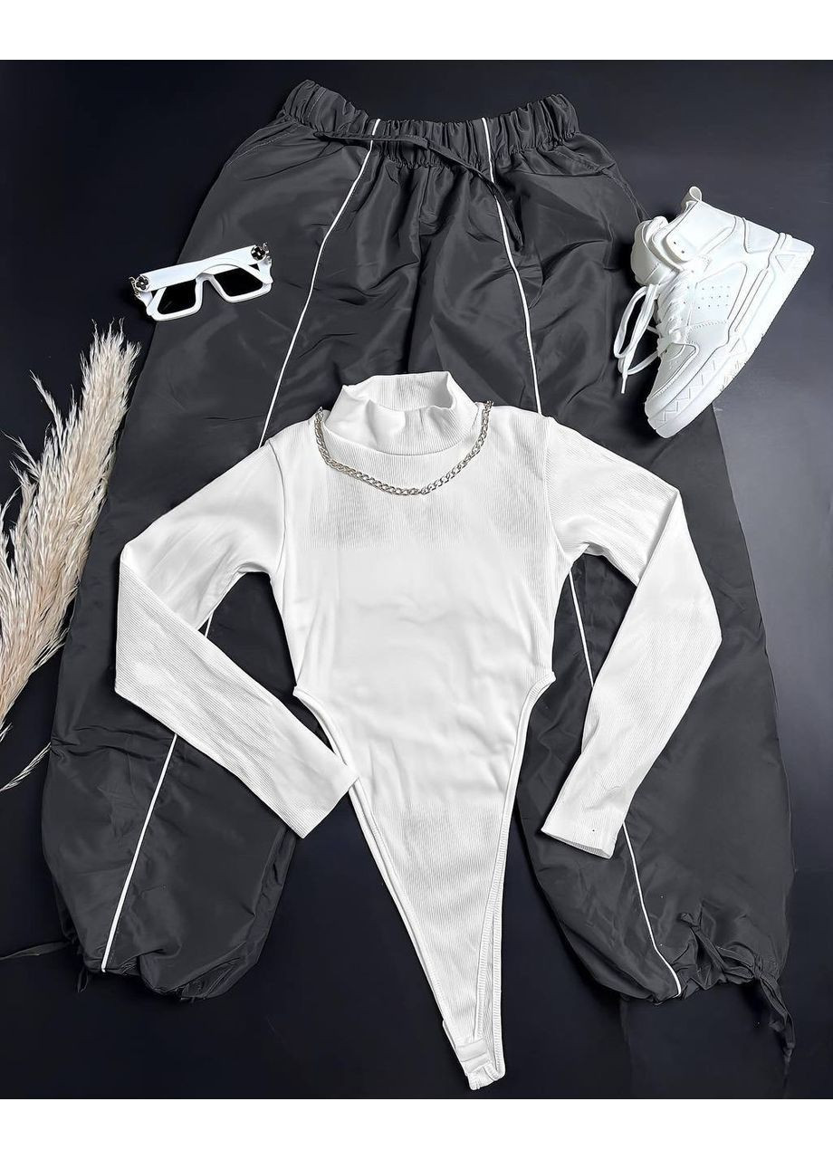 Жіночий спортивний костюм з боді No Brand (366227274)