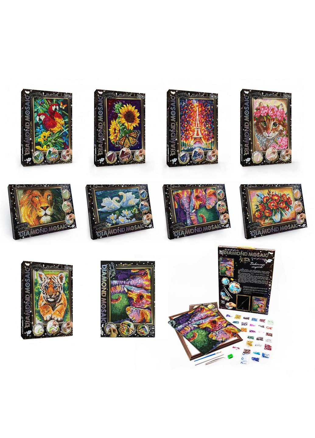 Набір для творчості Алмазна живопис Diamond Mosaic (DM-03-) Danko Toys (364113481)