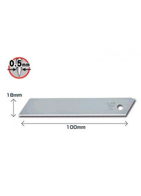 Лезвие LB-SOL-10 несегментированное жесткое лезвие для резки толстых материалов многоступенчатая заточка туба 10 ш (11693) Olfa (295036349)