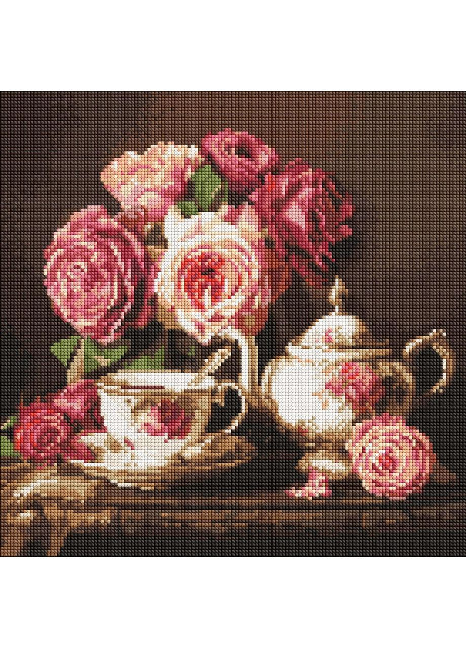 Алмазная мозаика Розы в темноте Идейка 40 х 40 AMO8344 IDEYKA (367581250)