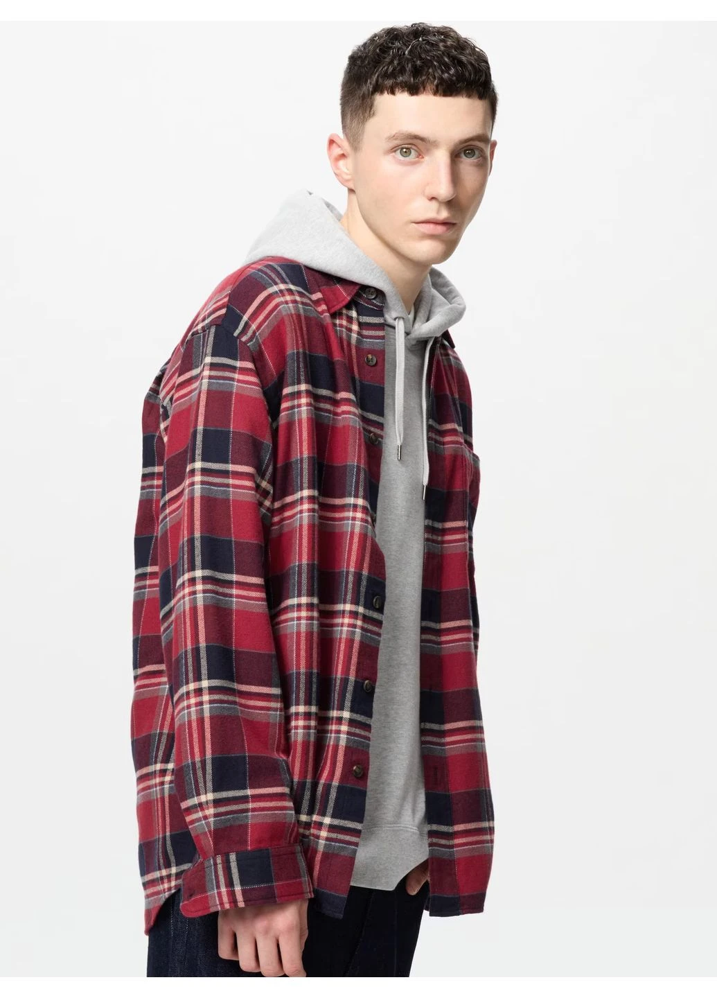 Сорочка фланель (478929) Uniqlo (374940262)