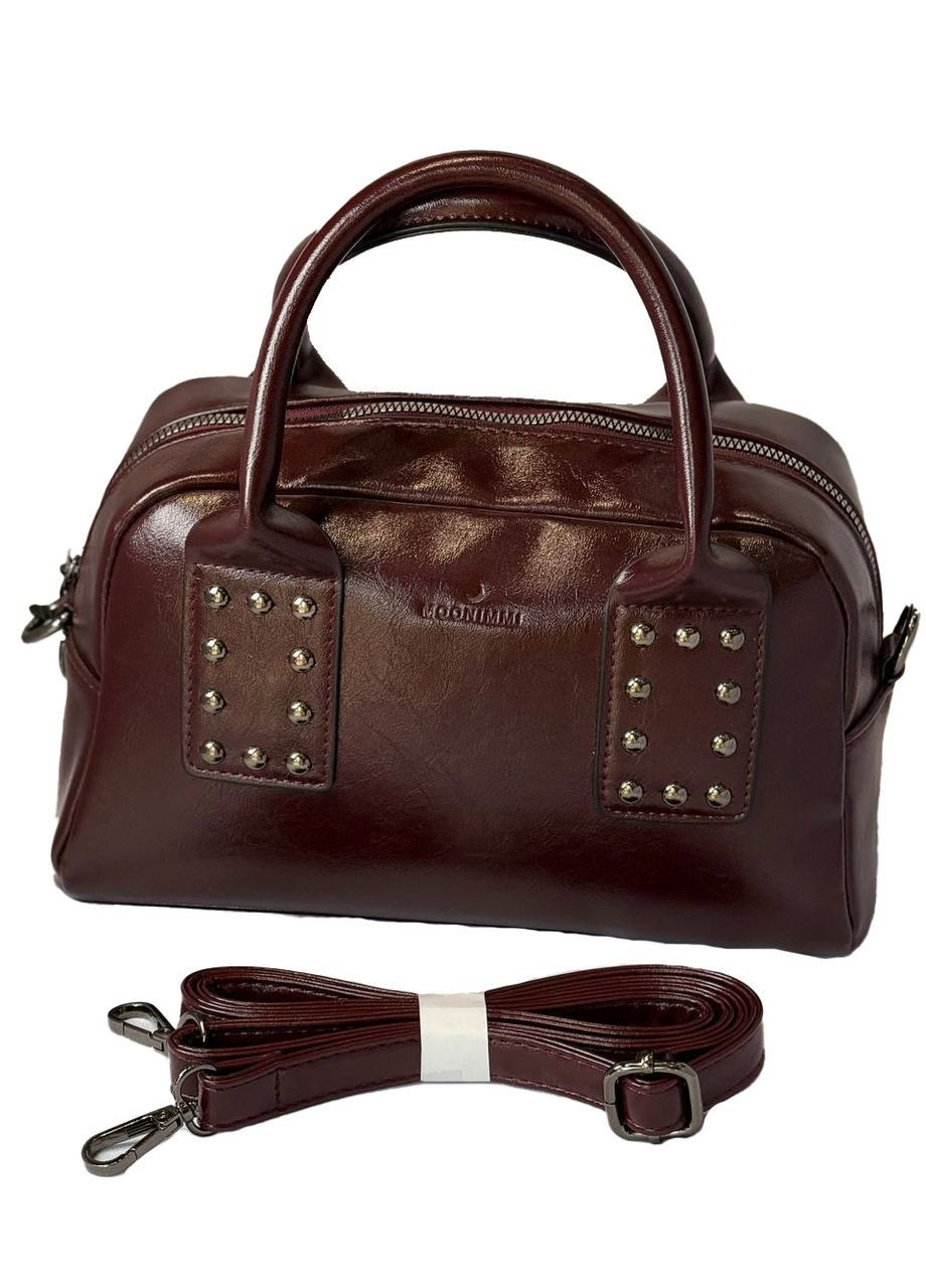 Женская сумка из экокожи бордового цвета. No Brand (362356171)