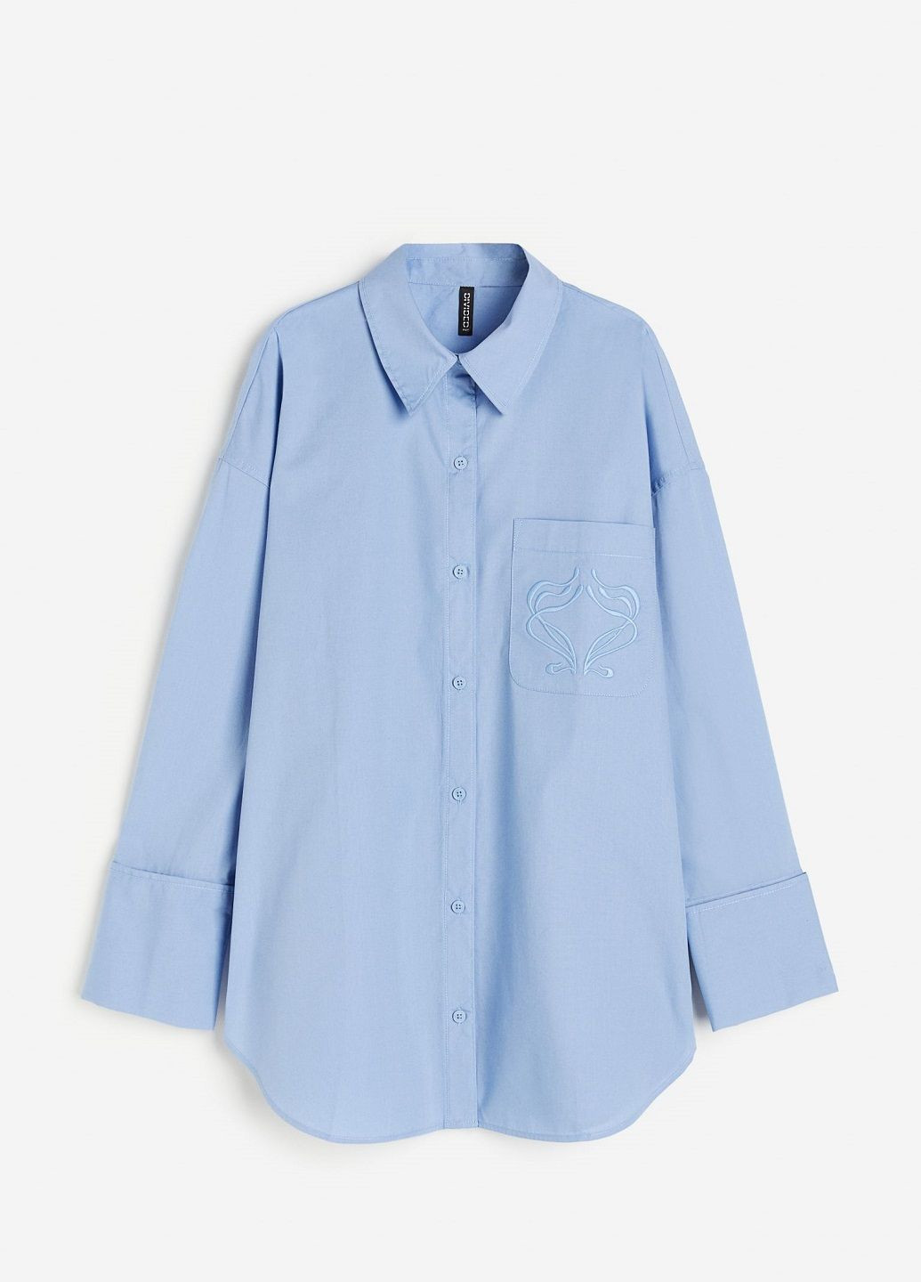 Голубая демисезонная блузка H&M