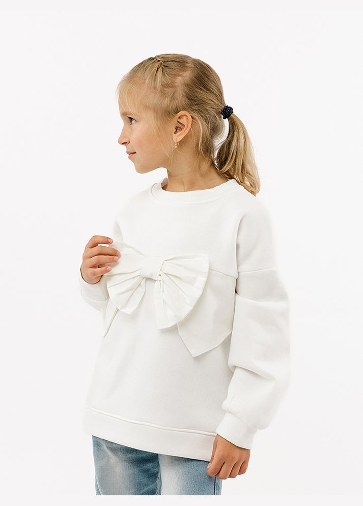 Divonette свитшот для девочки цвет молочный cb-00229870 молочный футер