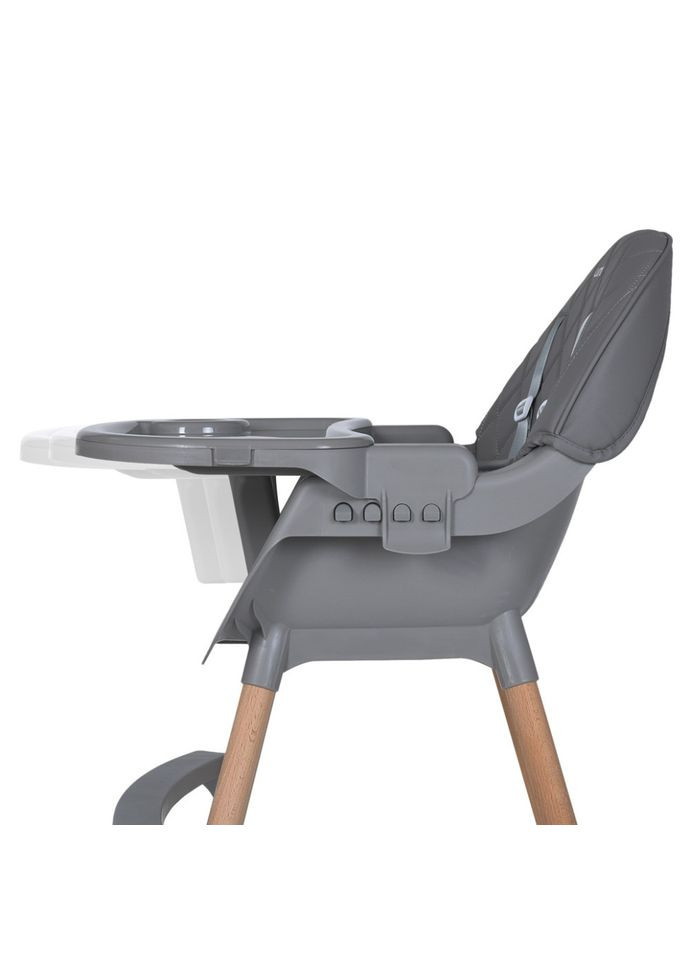 Стульчик для кормления LUMI ME экокожа для детей от 6 месяцев регулируемый стульчик для питания El Camino (368757582)