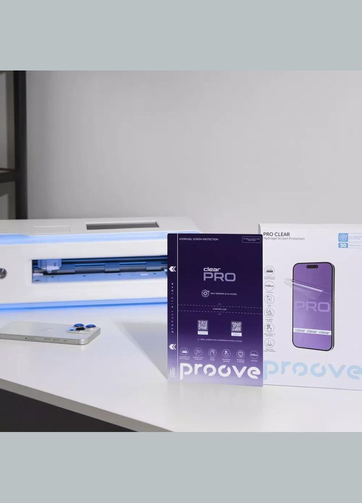 Гідрогелева 3D-плівка PRO для Samsung Galaxy M14 (SM-M146B) — удароміцна, повний захист екрану, глянцева Proove (337348556)