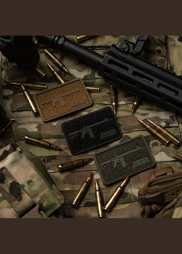 Нашивка AR-15 Velcro/PVC Ranger Green M-TAC (315047889)