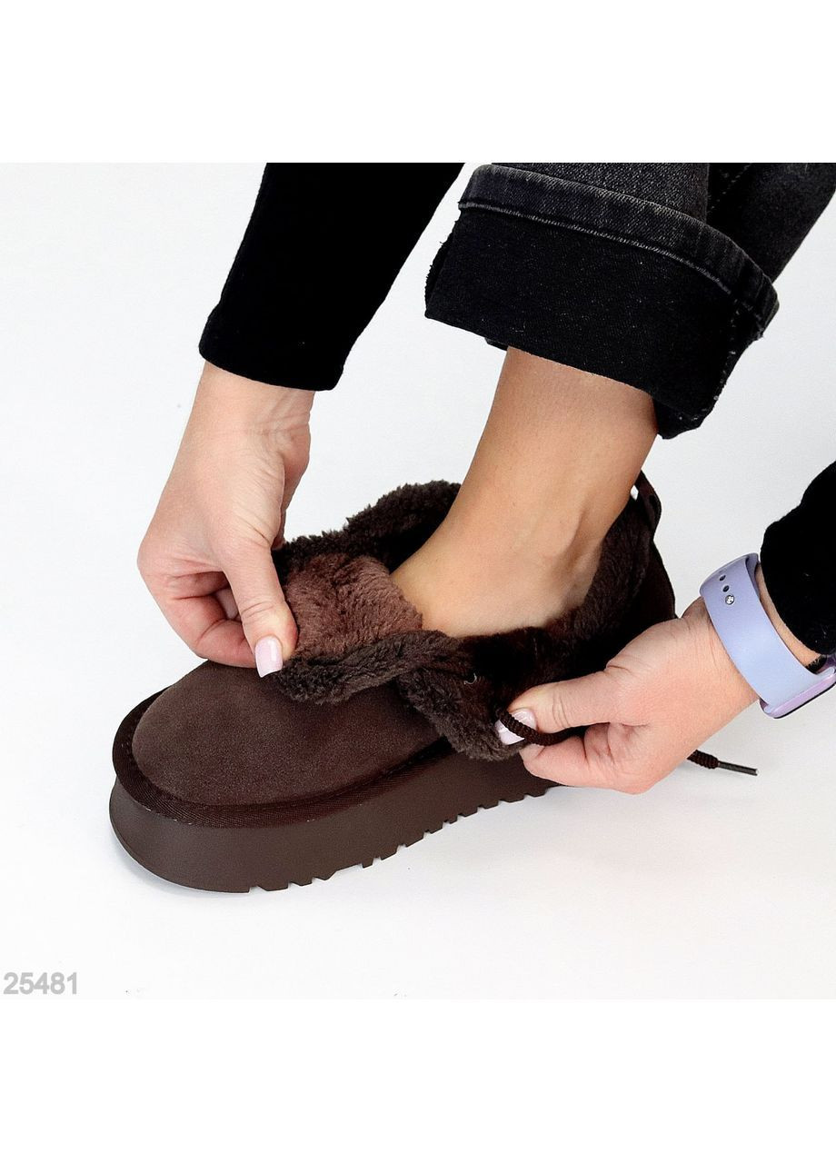 Ботинки-угги "Lastor" шоколадные 🍫 No Brand (362563183)