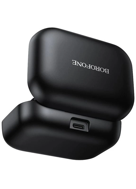 Петличный беспроводной микрофон Borofone BFK17 dual-mic Type-C 70 мАч ABS черный 78х58х32 мм No Brand BFK17 Lemai dual-mic Type-C (402067258)
