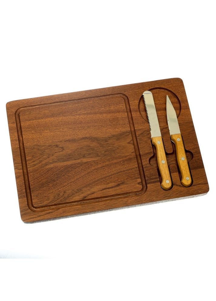 Сырная деревянная доска+ножи Wood 33х23 см 18601-006 Lefard (346534292)