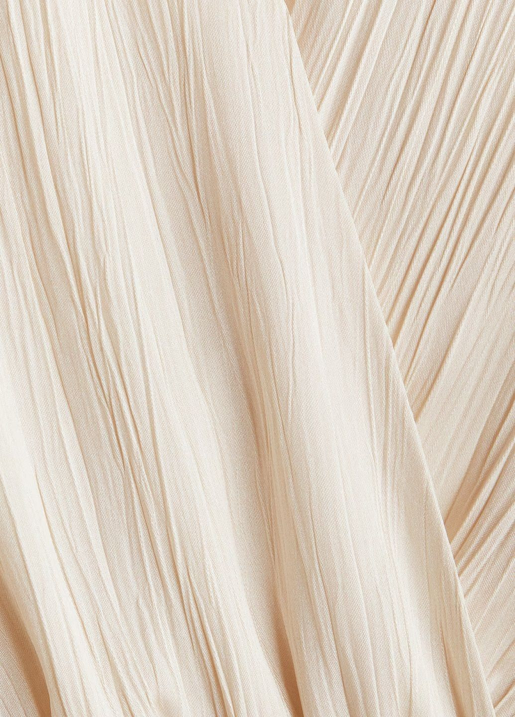 Светло-бежевое праздничный платье H&M однотонное