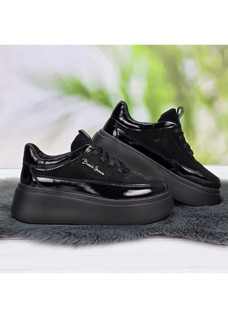 Кросівки жіночі Broxci чорні демісезони (360897959)