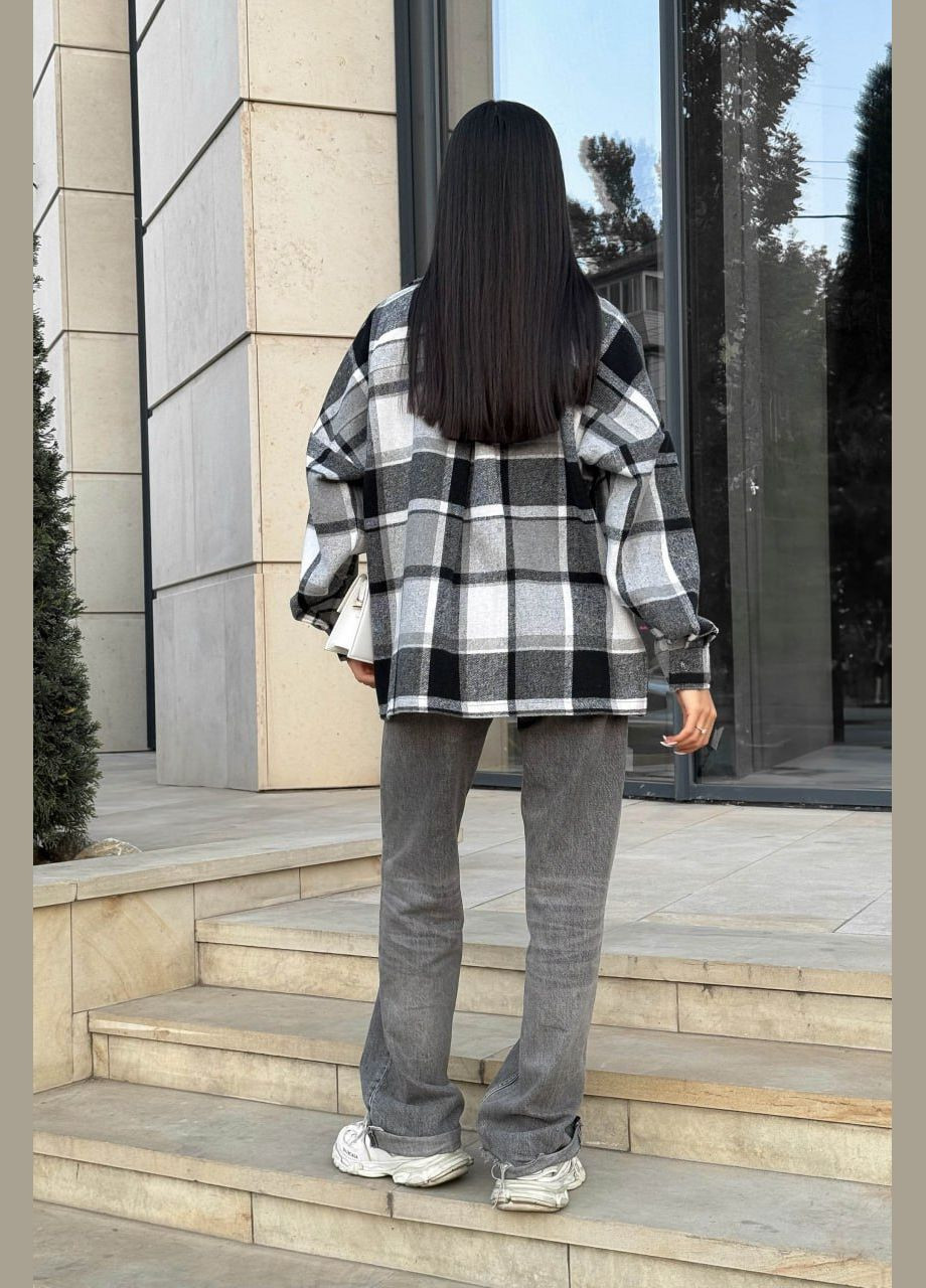 Стильна сорочка в клітинку Jadone Fashion (303326313)