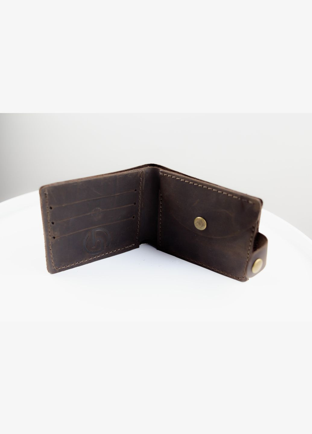 Гаманець чоловічий шкіряний коричневий SKILL (296487244)