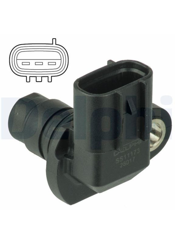 Датчик обертів колінвалу NISSAN X-TRAIL I (T30) - 2.2 DCI 4X4 (2001.01 - 2013.12) DL SS11173 Delphi (354335505)