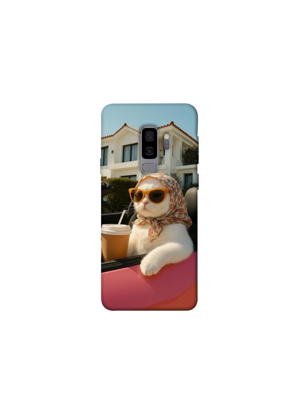 Чохол на Samsung Galaxy S9+ Stylish Cat Cruise Frontalka (352226478)
