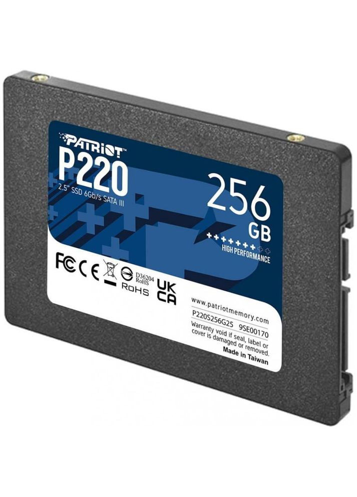 SSD накопичувач 256 GB (P220S256G25) Patriot P220 (317275320)