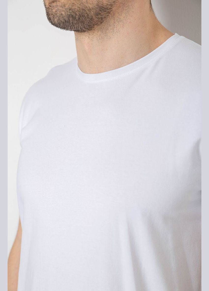 Белая футболка мужская однотонная базовая хаки размер l (sku_244r2404) с коротким рукавом No Brand