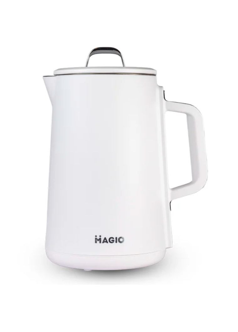 Електрочайник термос MG-518 1,5 л суцільно литий 1500 Вт Білий Magio (362446414)