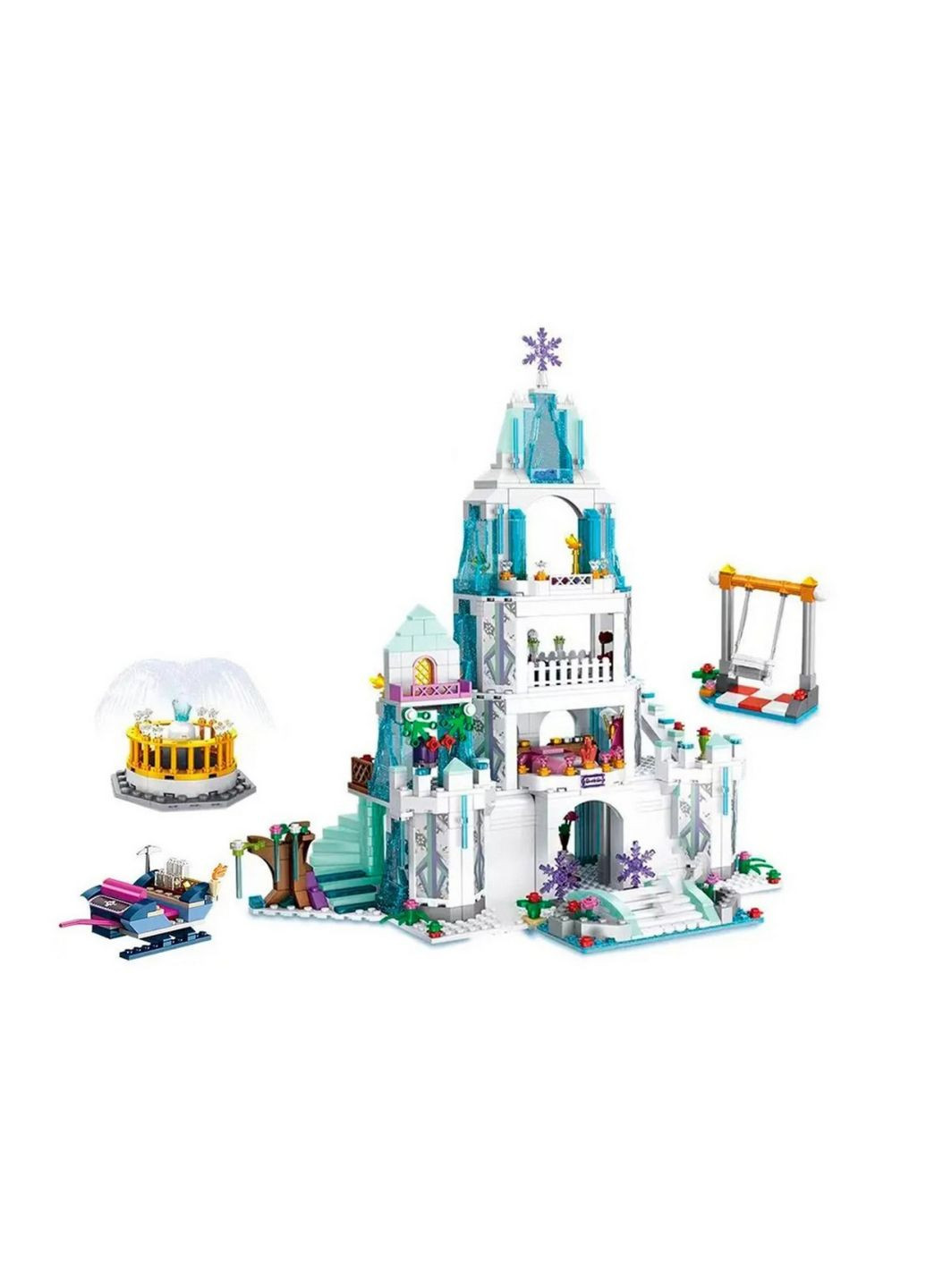 Дитячий конструктор "Замок принцеси" 752 деталей 7х45х45 см Bambi (289464476)