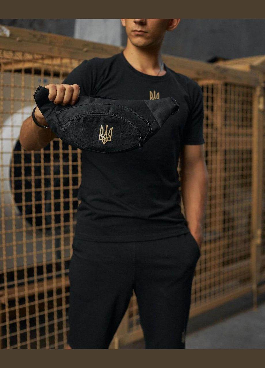 Бананка нагрудная Мужская 34х14 Черный No Brand (342097440)