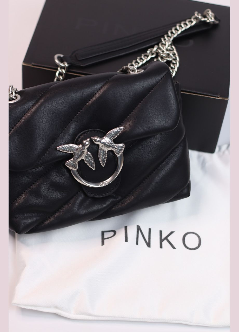 Жіноча сумка Pinko Love Big Puff small black, женская сумка, Пінко чорного кольору No Brand (307925720)