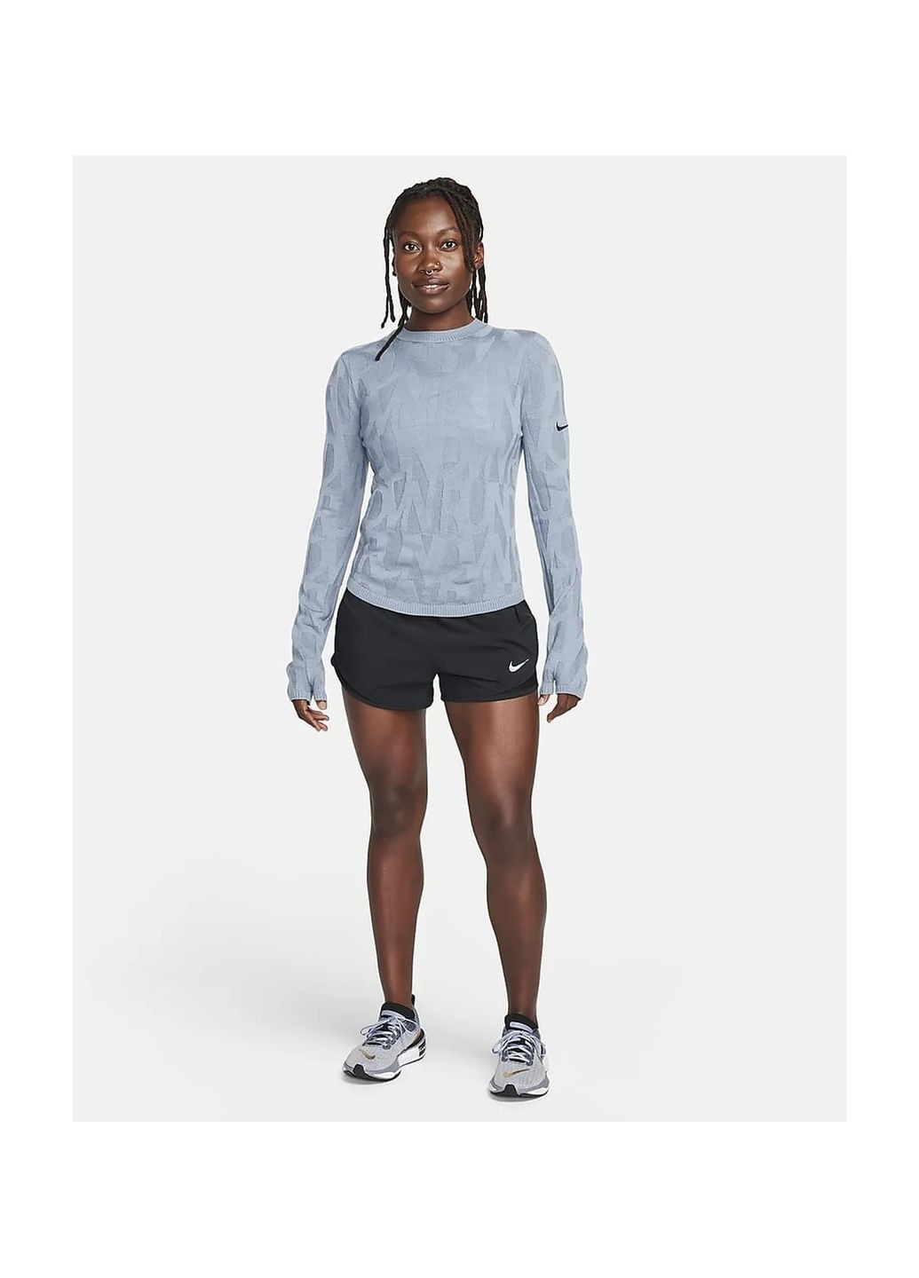 Женский лонгслив Running Division Light Blue Nike (365961550)