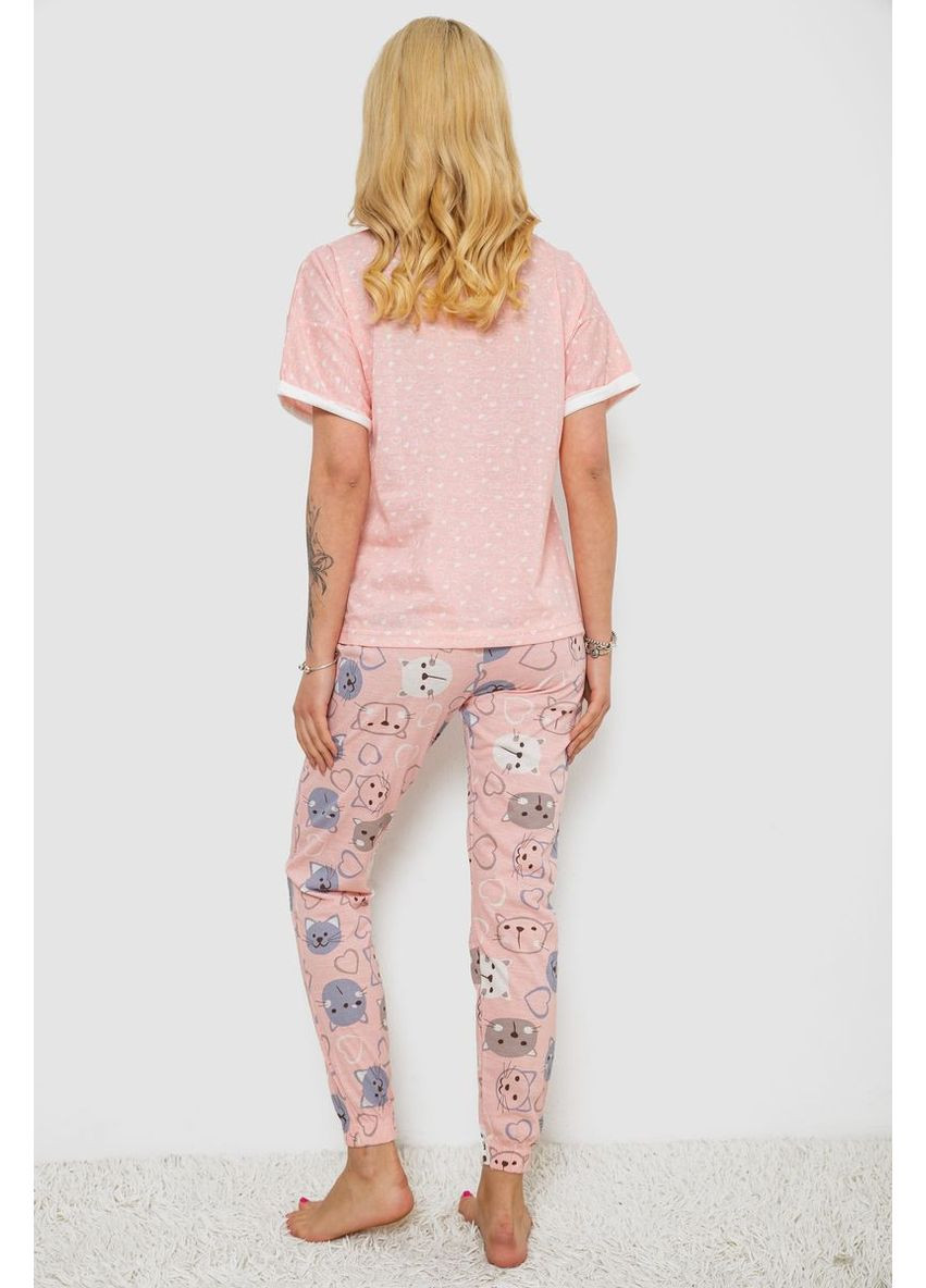 Персикова всесезон піжама жіноча з принтом Sport Line