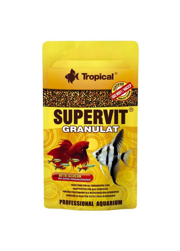 Сухий корм для акваріумних риб в гранулах Supervit Granulat 10 г (5900469614013) Tropical (279569654)