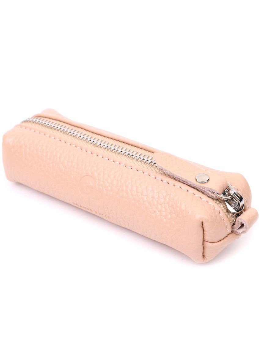 Красивая женская кожаная ключница GRANDE PELLE розовая (sku_11638) No Brand (327820430)