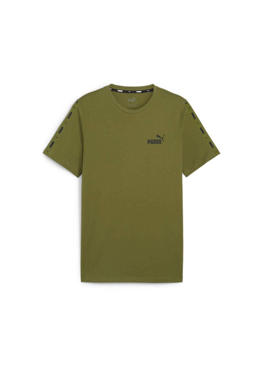 Зеленая футболка essentials+ tape men's tee Puma