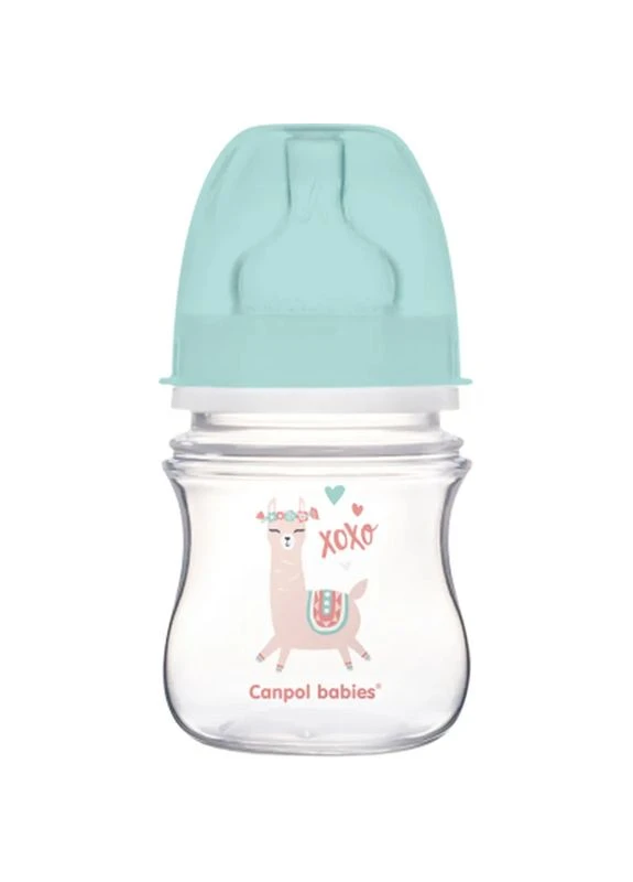Пляшечка для годування EasyStart - Toys з широким отвором 120 мл (35/220_gre) Canpol Babies (396922294)