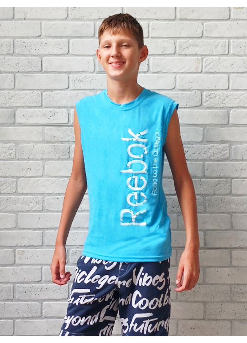 Дитяча сіра майка на хлопчика No Brand (361032130)