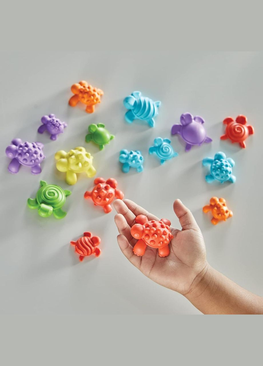 Математический набор «Тактильные черепахи» Tactile Turtles Math Activity Set hand2mind (342374332)
