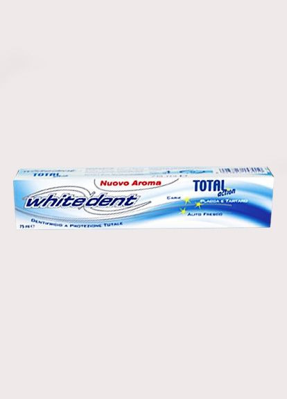Зубна паста Whitedent Total Action 75 мл ORAL-FACE (278633944)