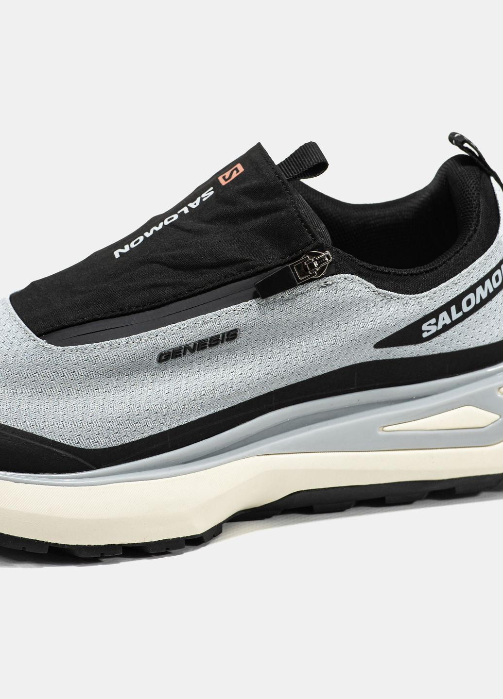 Серые демисезонные кроссовки мужские salomon odyssey grey black | саломон одиссей серые No Brand