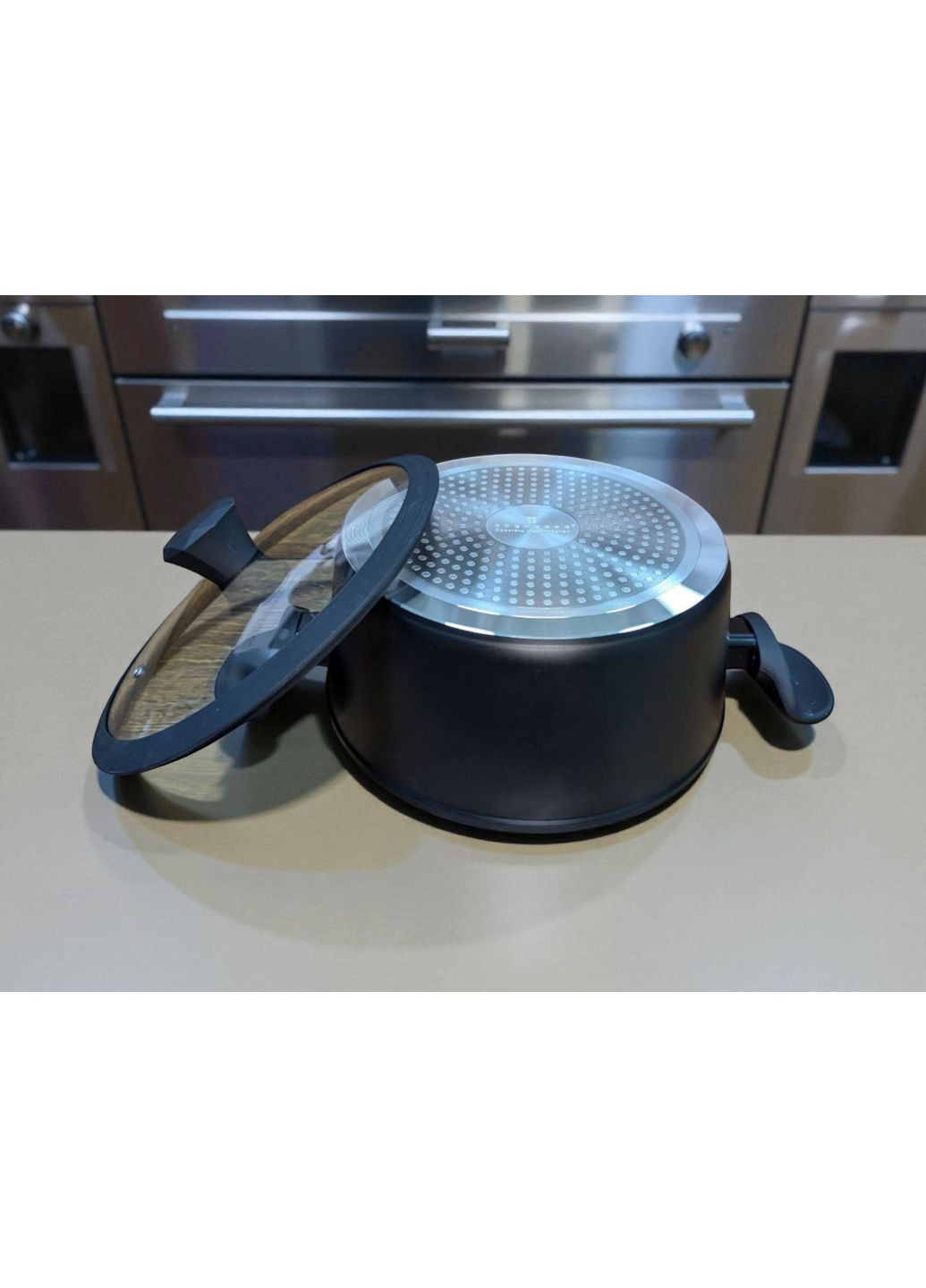 Каструля з алмазним покриттям EB-3486 - 3,9 л, 24см Edenberg (365747264)